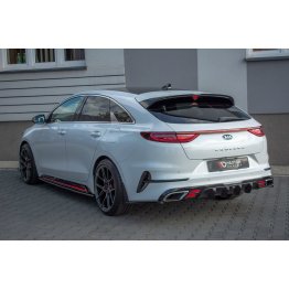 Сплиттер спойлера на крышку багажника на Kia ProCeed III GT